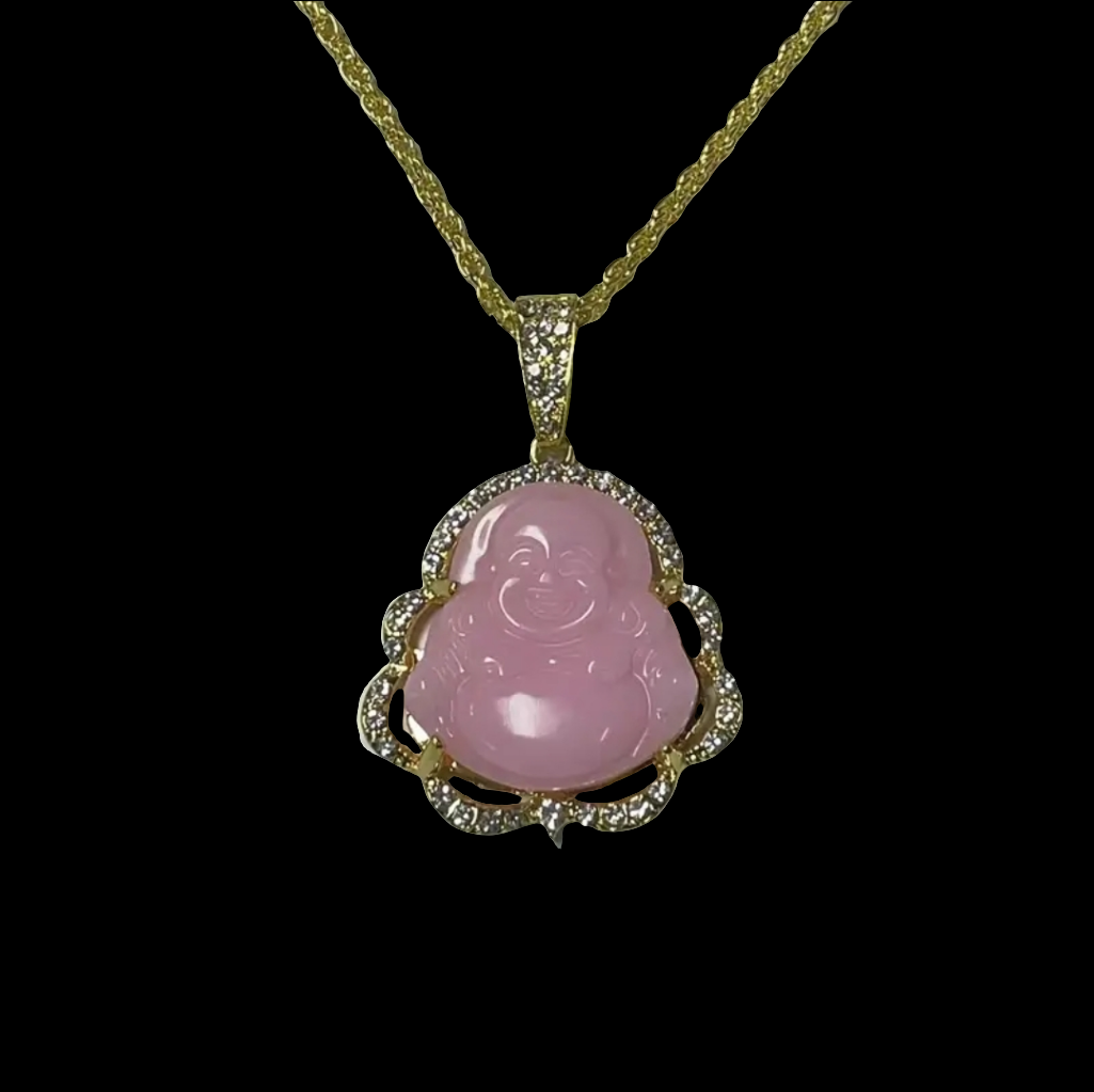 Blinged out Buddha Necklace