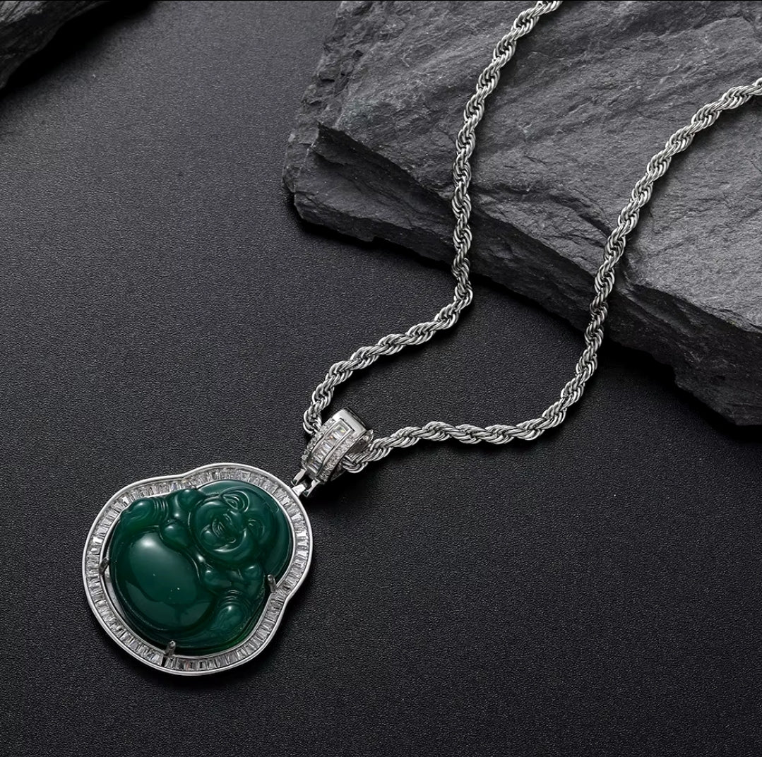 Blinged out Buddha Necklace