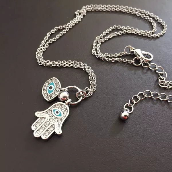 Hamsa Eye "Protection" Necklace
