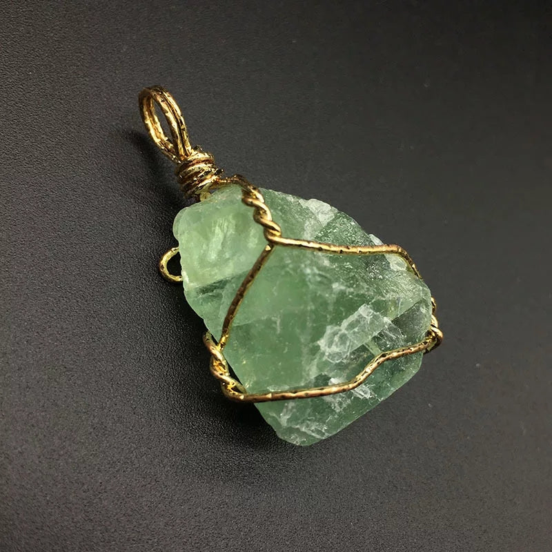 Wrapped Gemstone Necklaces