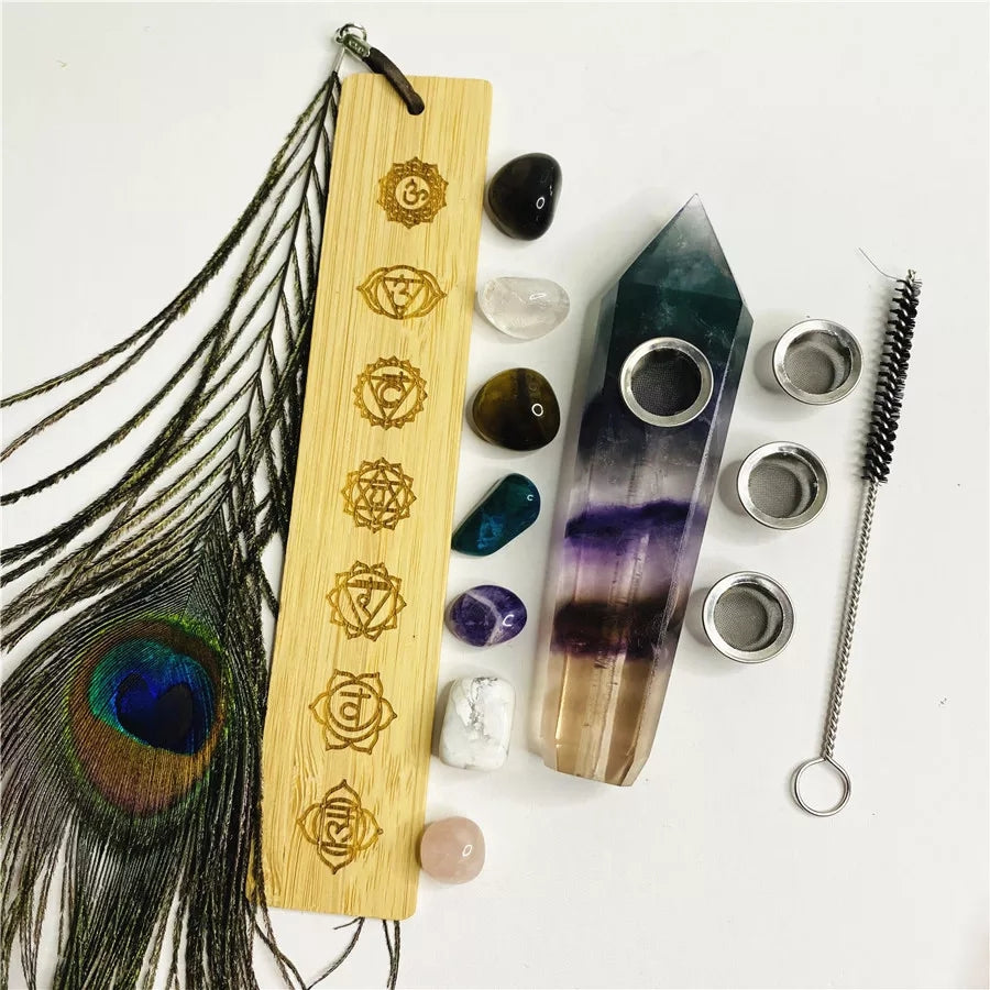 Rainbow Flourite Crystal