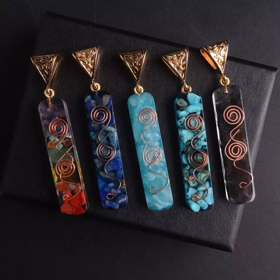 Natural Orgonite Necklace