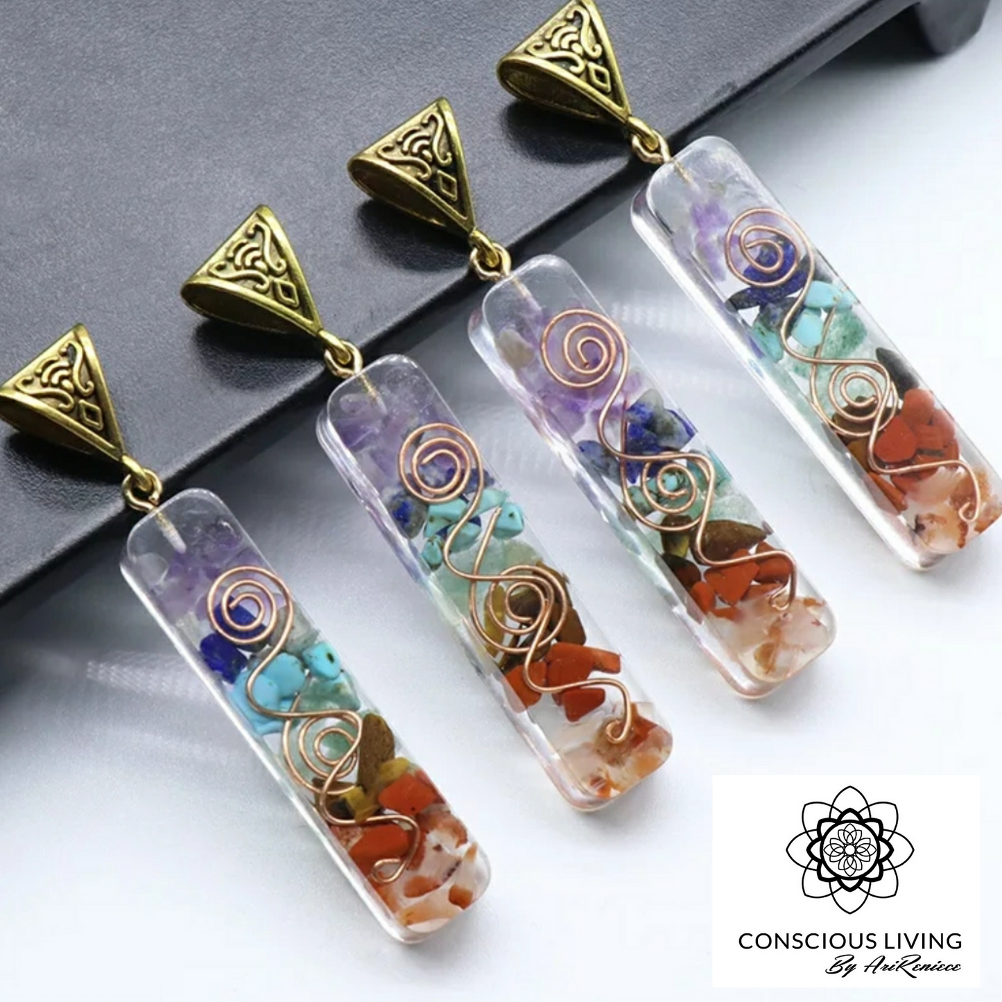 Natural Orgonite Necklace