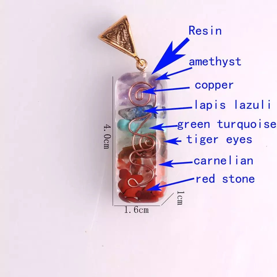 Natural Orgonite Necklace