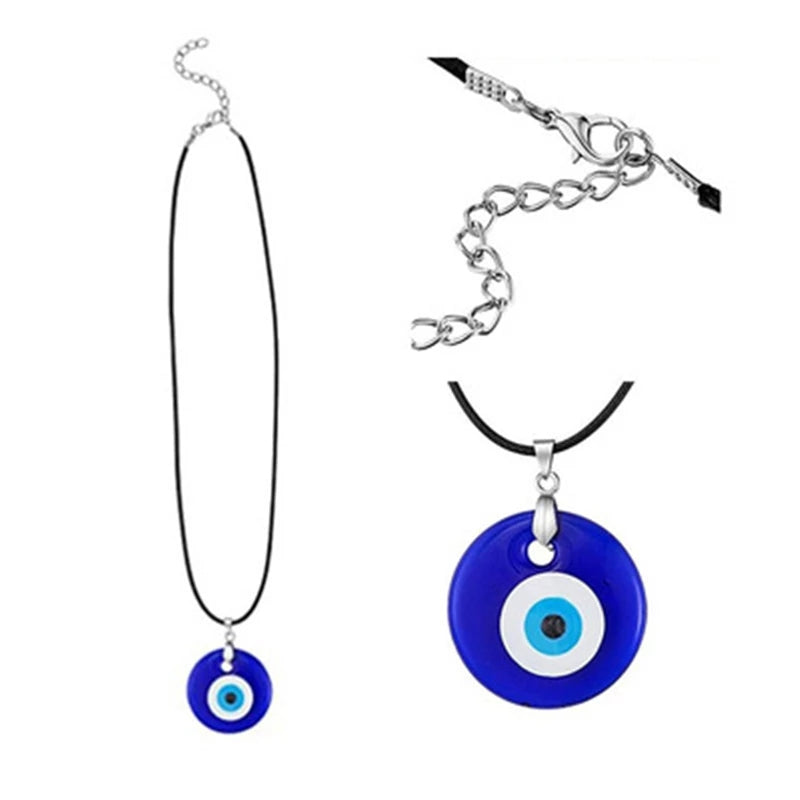 Blue Evil "Protection" Eye Necklace