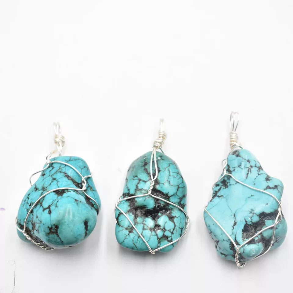 Wrapped Gemstone Necklaces