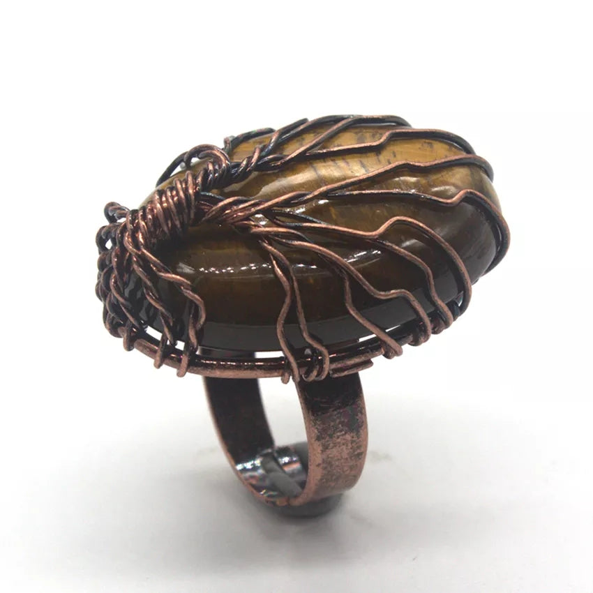 Copper "Tree of Life" Ring