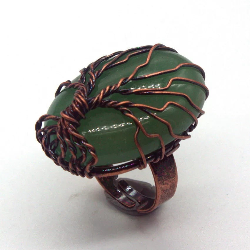 Copper "Tree of Life" Ring