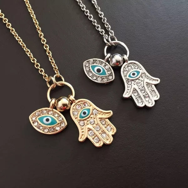 Hamsa Eye "Protection" Necklace