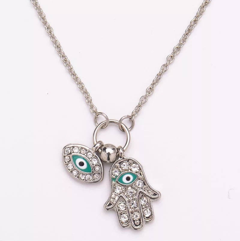Hamsa Eye "Protection" Necklace