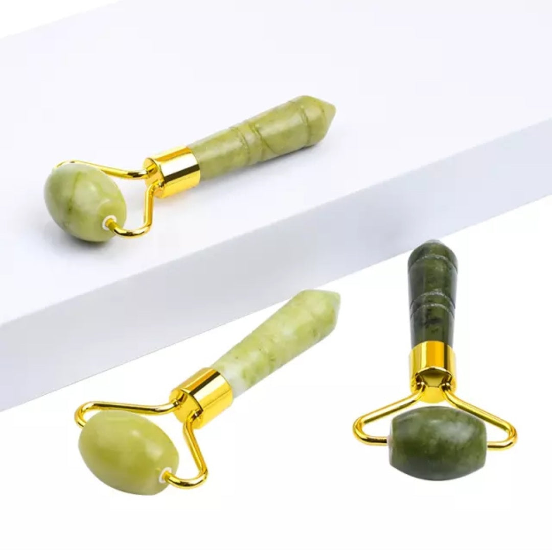 Jade mini facial roller