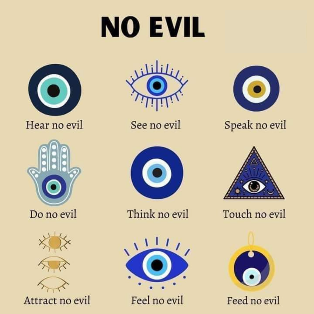 Blue Evil "Protection" Eye Necklace