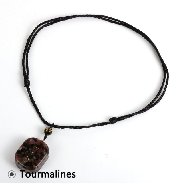 Copper Energy Spiraled Orgonite Necklace