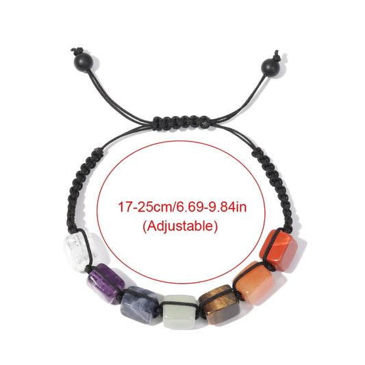 7 Chakra Gemstone Pull Bracelet