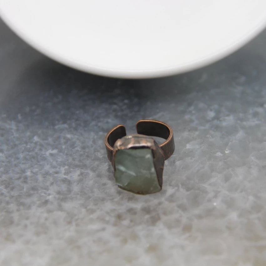 Copper Gemstone Rings