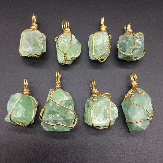 Wrapped Gemstone Necklaces