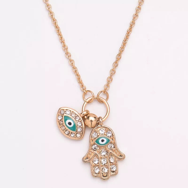 Hamsa Eye "Protection" Necklace