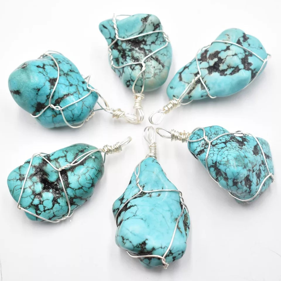 Wrapped Gemstone Necklaces