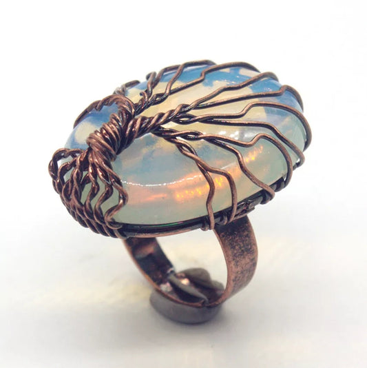 Copper "Tree of Life" Ring