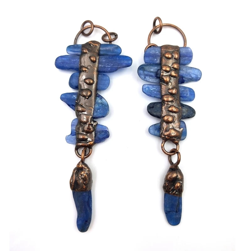Blue Kyanite Soldered Necklace Pendant