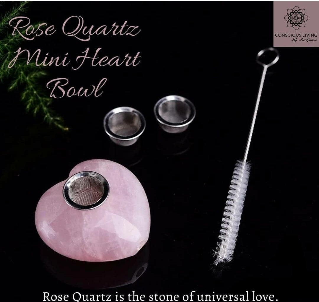 Rose Quartz Mini Heart Bowl