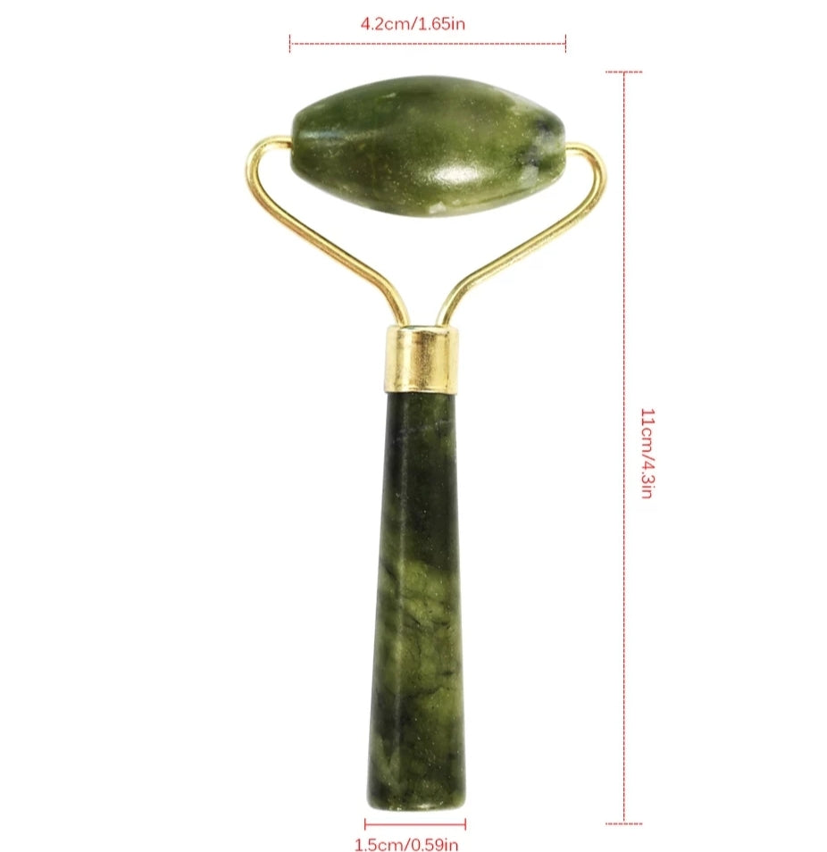 Jade mini facial roller