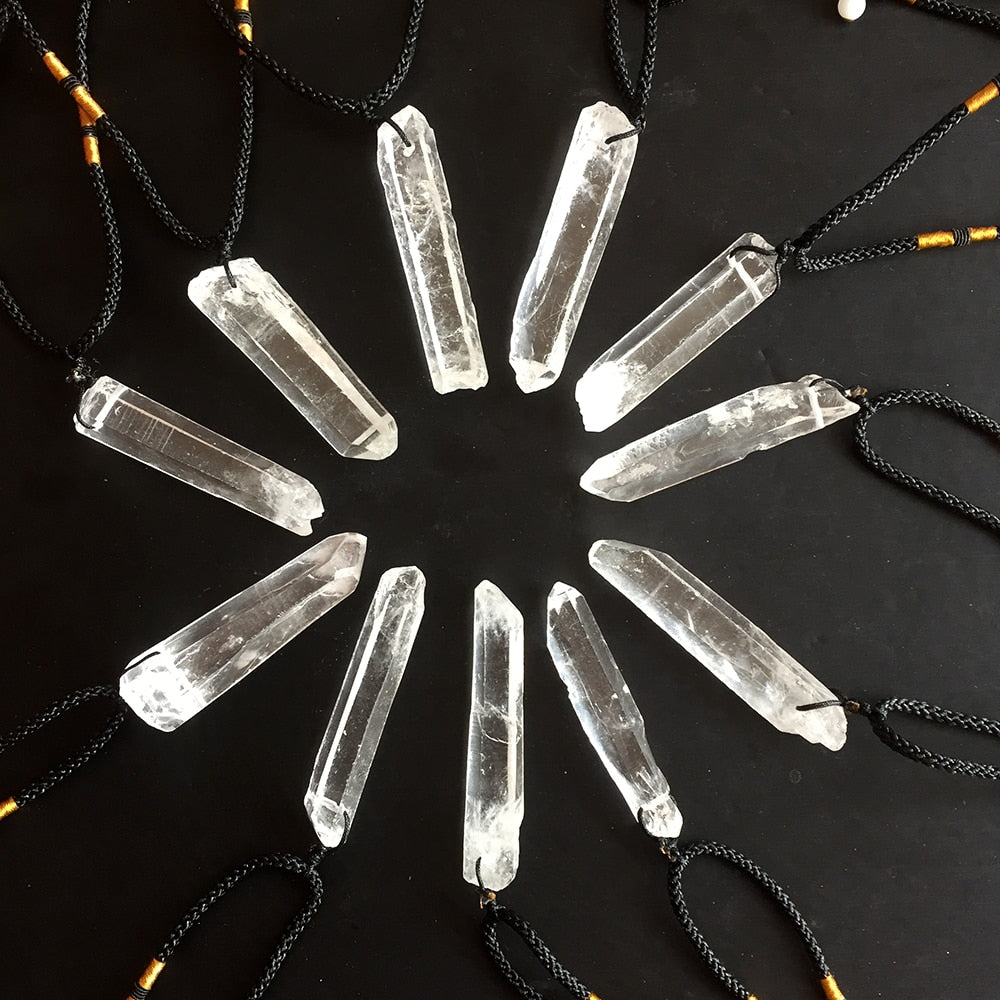 Adjustable Clear Quartz Necklace